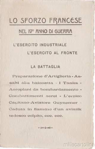 #EINLADUNG ZUR VORFÜHRUNG IM GROSSEN KINO IN ROM DIE FRANZÖSISCHEN BEMÜHUNGEN IM VIERTEN JAHR.