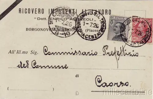 #BORGONOVO: KOPFSTÜCK - Dr. ENRICO ANDREOLI - ARBEITSLOSE STATIONÄRE