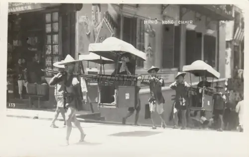 HONGKONG - Hongkong Chair - Echtfoto Postkarte