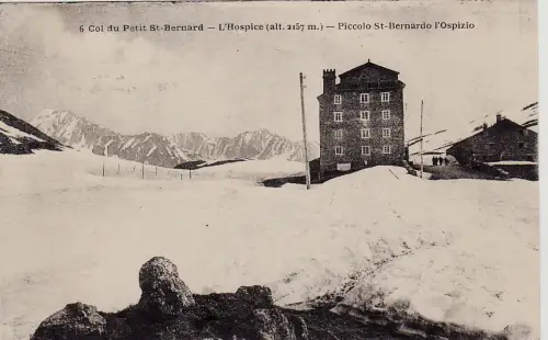 #VALLE D'AOSTA: COL DU PETIT St. BERNARD - L'HOSPICE