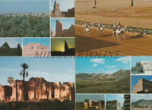 SAUDI ARABIEN - Riyadh Diriyah Asir Najd Al Qayr Taif Jeddah - 6 Postkarten Vincett