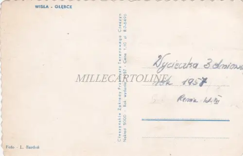 POLEN - Wisla, Glebce, Postkarte