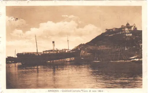 #ANCONA: WERFT - START EINES SCHIFFES