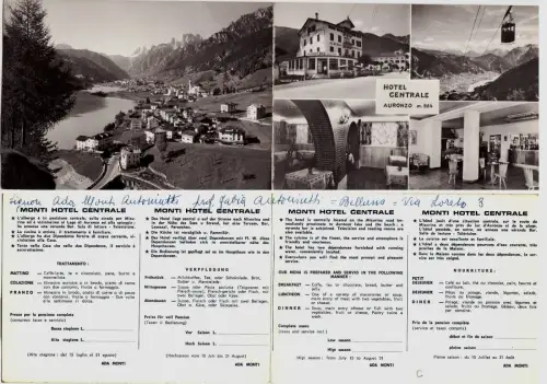 #AURONZO: HOTEL CENTRAL - m. Doppelzimmer