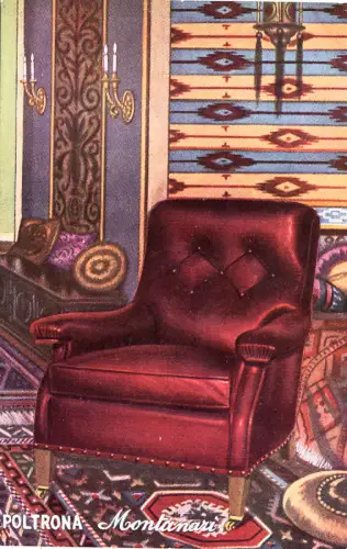 #MAILAND: Francesco MONTANARI & SONS - Einrichtung - LEDERSESSELFABRIK