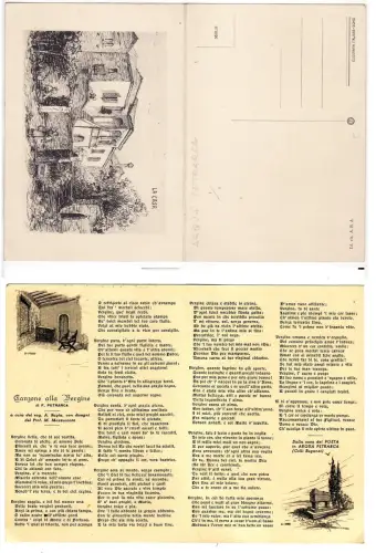 #ARQUA' PETRARCA: DAS HAUS - LIED AN DIE JUNGFRAU - m. Doppel