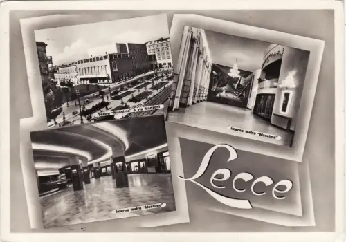 #LECCE: 3 ANSICHTEN...THEATER (Futuristisches Panel) 1956