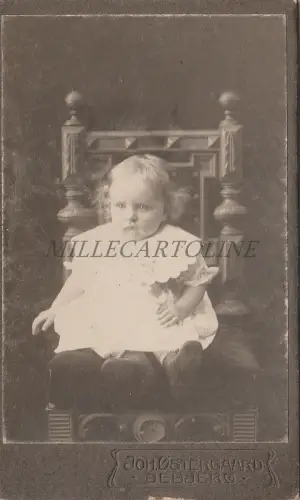 CDV FOTO - Baby Girl, Dänemark, Jebjerg, Joh Ostergaard
