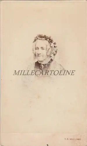 ENGLAND - London - CDV Photo T.R.Williams - Woman