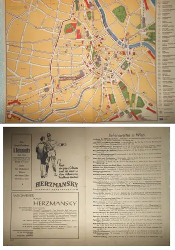 #WIEN: STADTPLAN' - 30er Jahre...mit Werbung'