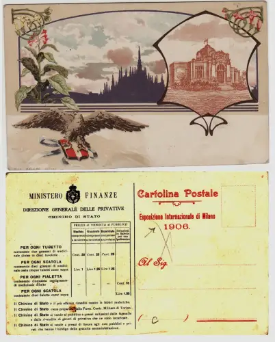 # MAILAND - AUSSTELLUNG 1906 - RETRO FINANZMINISTERIUM