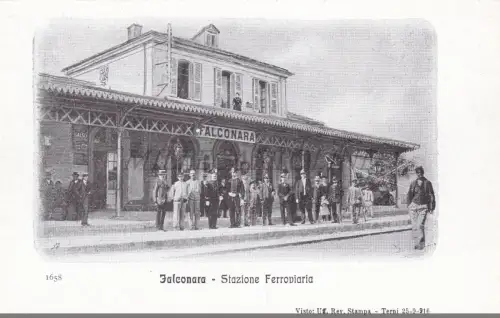 FALCONARA MARITTIMA - Bahnhof, Postkarte 1916