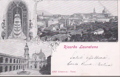 LORETO - Recordo Lauretano, Postkarte Alterocca Terni 1905