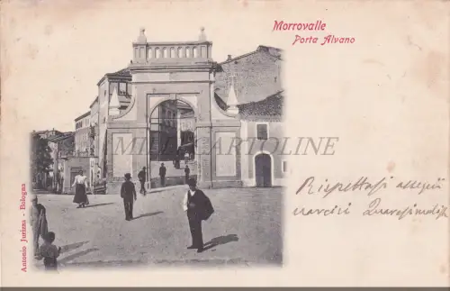 MORROVALLE - Porta Alvano, Postkarte 1904
