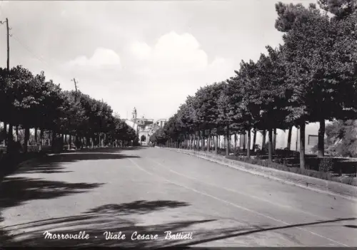 MORROVALLE - Viale Cesare Battisti, Postkarte 1968