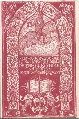 ANCONA - XXXII Kongress der Nationalen Gesellschaft Dante Alighieri, Postkarte