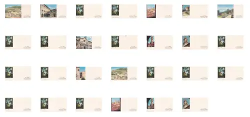 PERUGIA - U.I.L. Post, I Congno National 19.20.2.1961, Lot 27 Postkarten