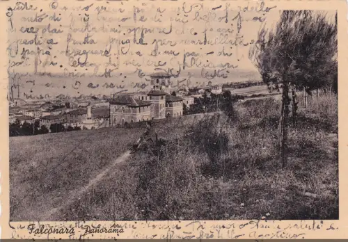 FALCONARA MARITTIMA - Panorama, Postkarte 1937