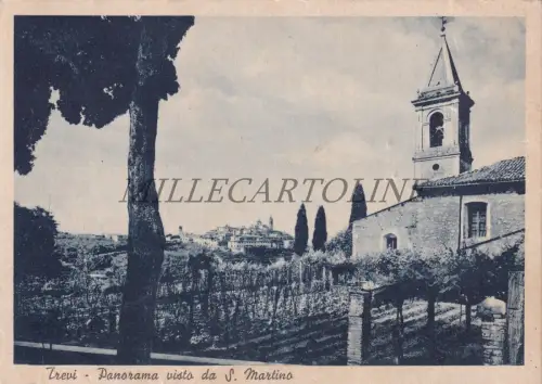 TREVI - Panorama von St. Martin aus gesehen, Postkarte 1941