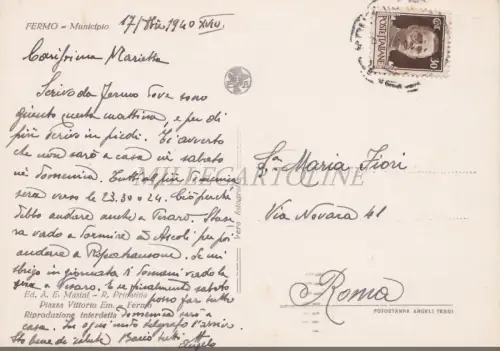 FEST - Rathaus, Foto Postkarte 1940