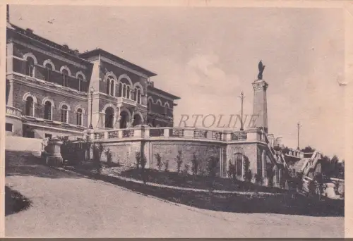 FALCONARA MARITTIMA - Rathaus und Gefallenenkmal, Postkarte 1940