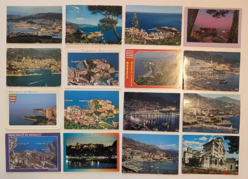 MONACO - Monte Carlo, 76 Postkarten Lot