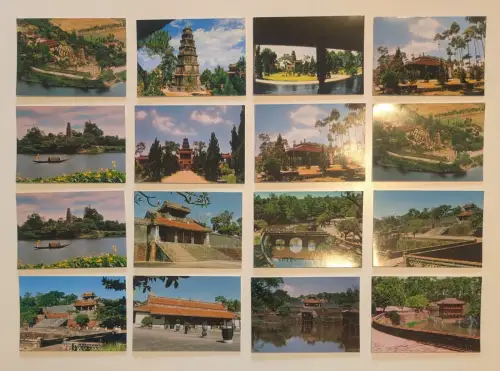VIETNAM - 334 Postkarten Lot