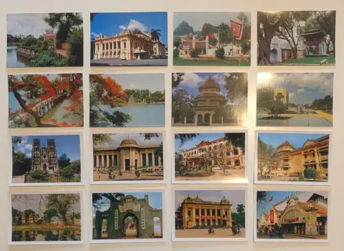 VIETNAM - 334 Postkarten Lot