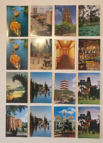 VIETNAM - 334 Postkarten Lot