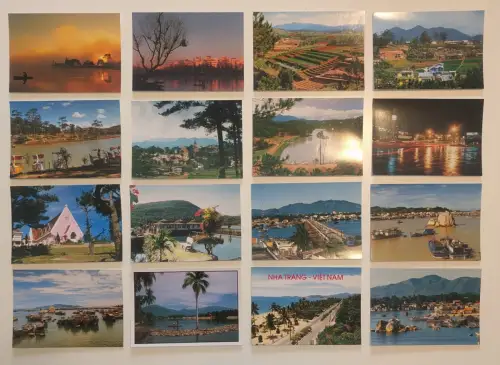 VIETNAM - 334 Postkarten Lot