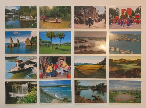 VIETNAM - 334 Postkarten Lot
