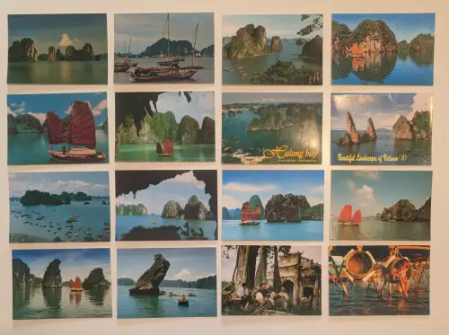 VIETNAM - 334 Postkarten Lot