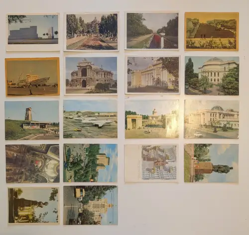 UKRAINE - 18 Postkarten Lot