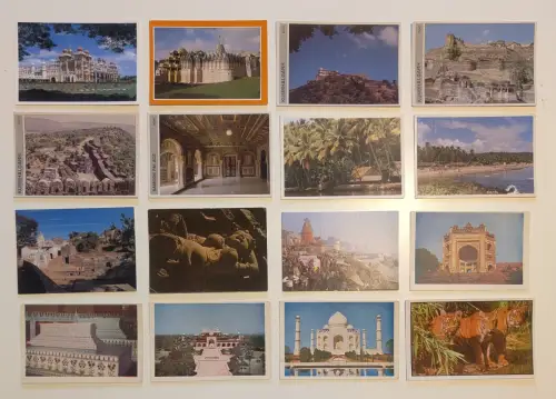 INDIEN - 367 Postkarten Lot
