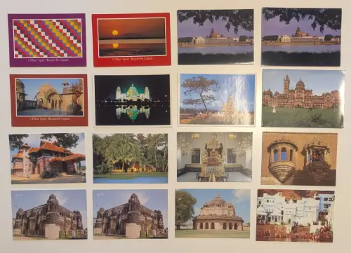INDIEN - 367 Postkarten Lot