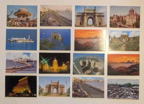 INDIEN - 367 Postkarten Lot