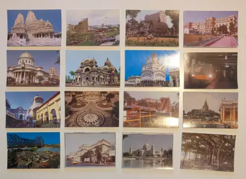 INDIEN - 367 Postkarten Lot