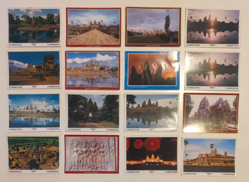 KAMBODSCHA - 43 Postkarten Lot