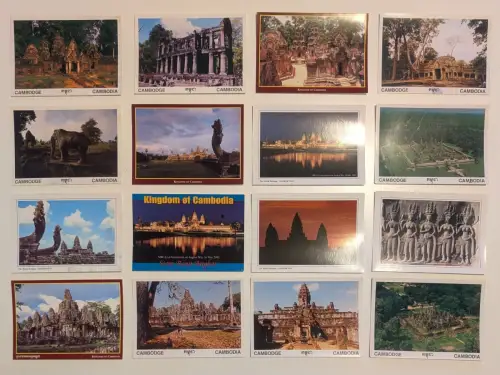KAMBODSCHA - 43 Postkarten Lot