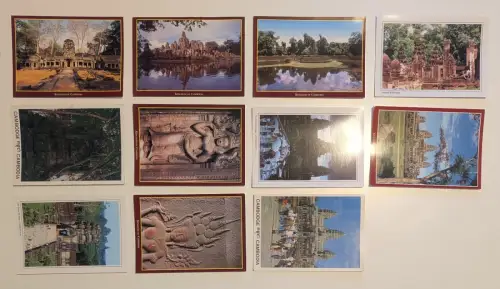 KAMBODSCHA - 43 Postkarten Lot