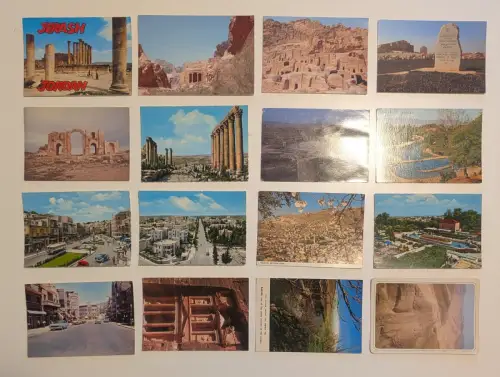 JORDAN - 16 Postkarten Lot