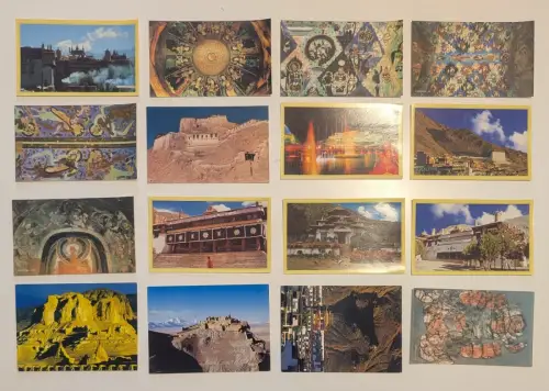 TIBET - 55 Postkarten Lot