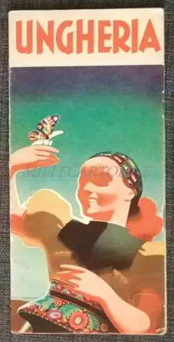 UNGARN HUNGARY - Fotoreiche Touristen-Faltbroschüre