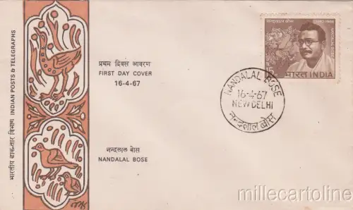 * INDIA - First Day Cover 1967 - Nandalal Bose