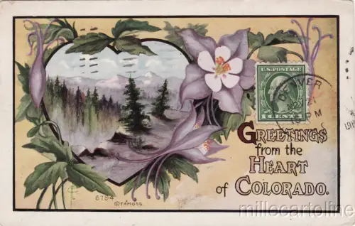 * COLORADO - Grüße, Illustration 1915