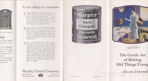 * WERBUNG - Prospekt Murphy Lack - Newark N.J.