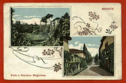 MERATE (LECCO), BELGISCHE ALLEE UND GARTEN, 10ER JAHRE MAX '20 m