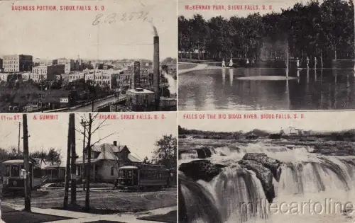 * SIOUX FALLS - Ansichten 1909