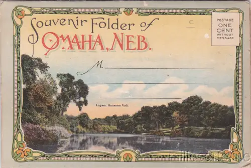 * OMAHA - Postkartenmappe mit 18 Bildern