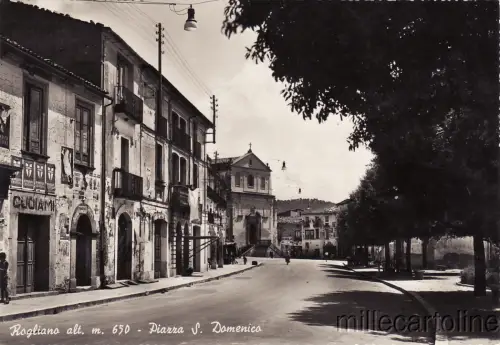 * ROGLIANO - Piazza S.Domenico, Wahlplakate - Christliche Demokratie 1955